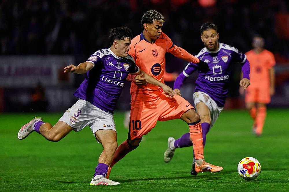 Guadalajara vs Barcelona Spain Copa del Rey Soccer-Lamine Yamal