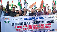 X/INCIndia : Congress Protest In Imphal