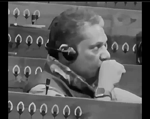 Screengrab from the video posted by Amit Malviya on X : The 35-second clip, posted on X by the BJP leader shows Azad seated in the House and making a gesture that resembled smoking.