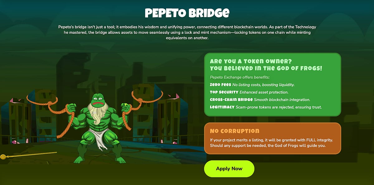 Pepeto bridge info