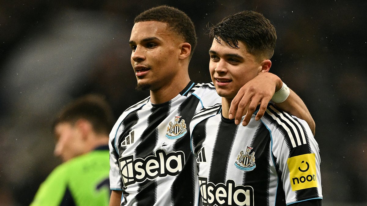 Lewis Miley (R) was the Newcastle match-winner - null