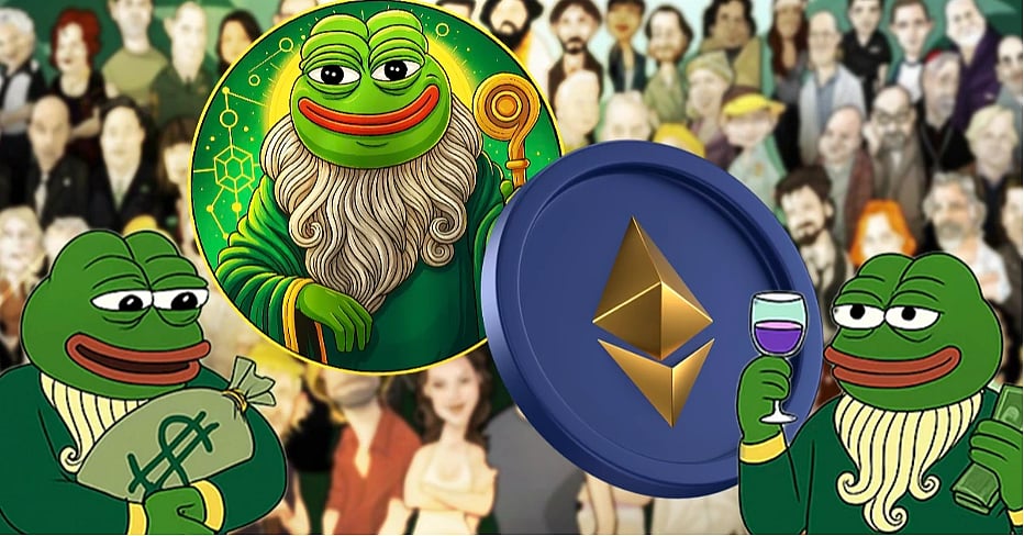 Pepeto & Ethereum logos