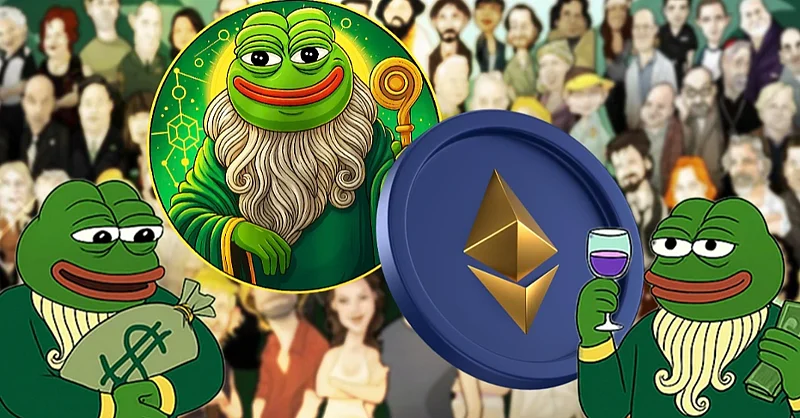 Pepeto & Ethereum logos