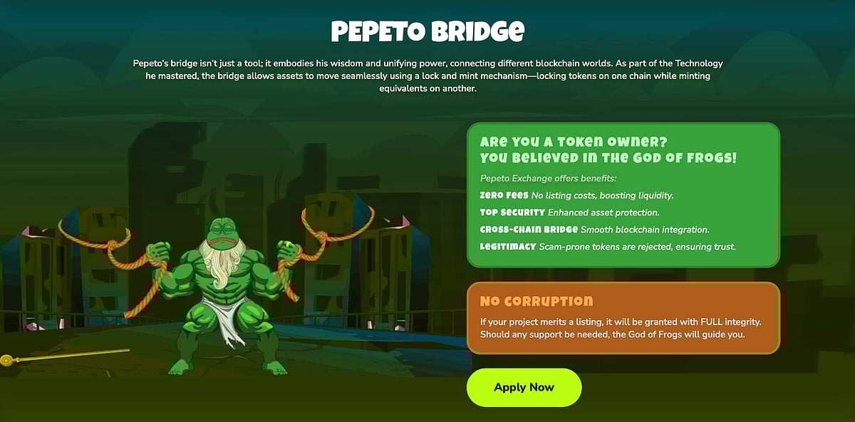 Pepeto Bridge info