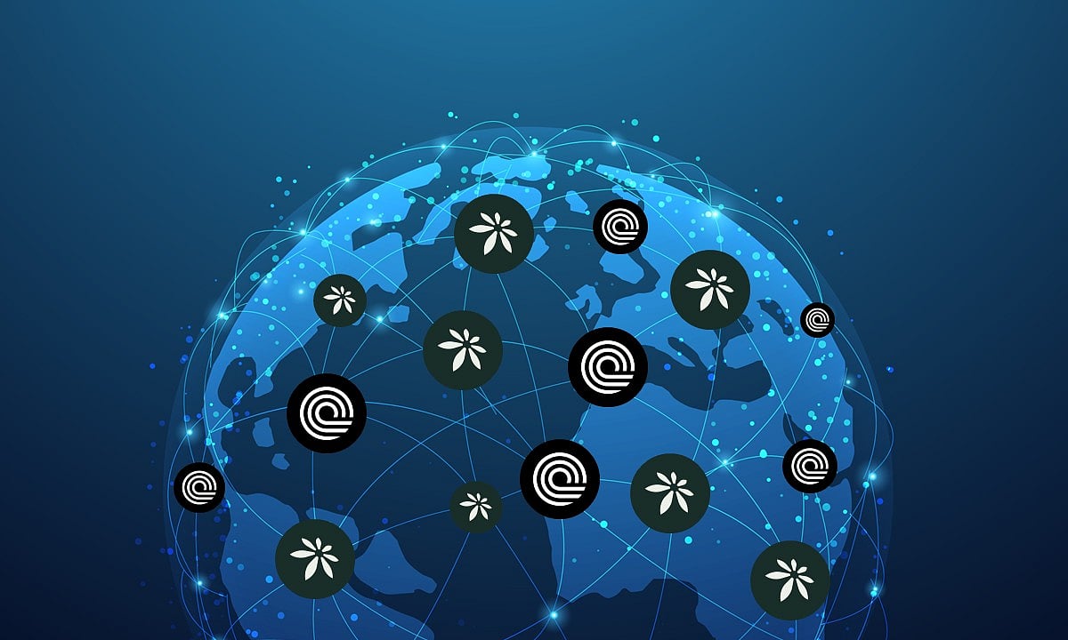 Global network icons