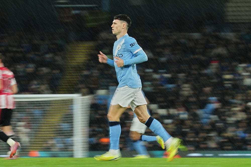 Manchester City vs Brentford EFL Cup Soccer-Phil Foden