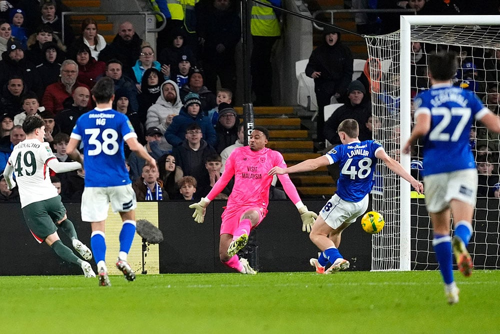 Cardiff Vs Chelsea EFL Cup Soccer-Alejandro Garnacho
