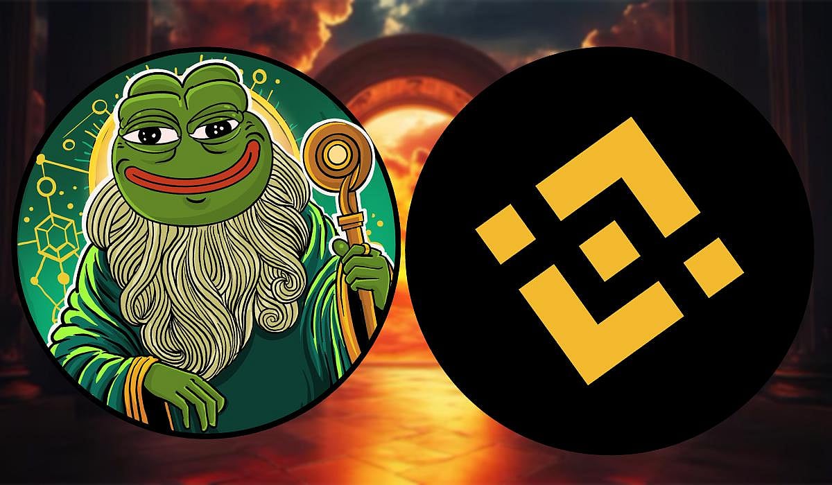 Pepeto and Binance logo