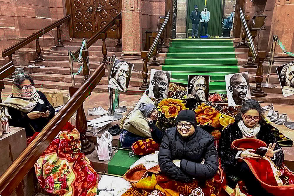 Oppositions overnight protest in parliament against passage of G RAM G bill