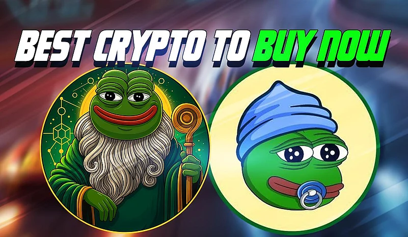 Pepe the Frog wizard and baby crypto ad