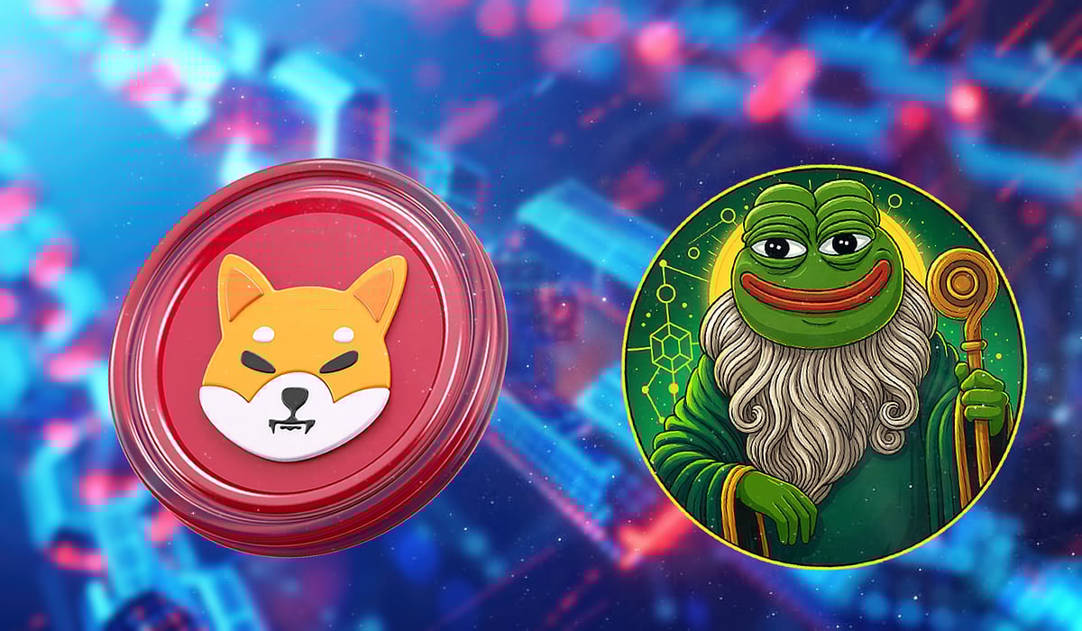 Pepe wizard and Shiba Inu coins 