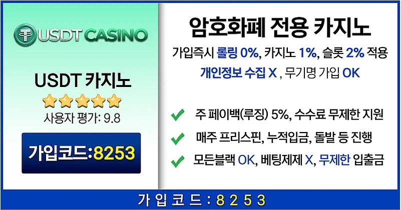 코인 테더 카지노 사이트 순위 2