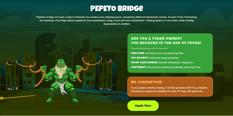 Pepeto bridge info