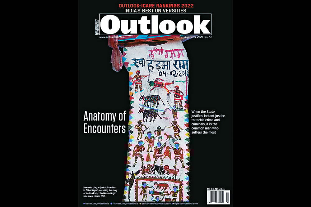 Bullets and Proof: What happens when the State uses illegitimate and disproportionate violence against its own? In this issue of Outlook, we 
uncovered the sordid saga of fake encounters - Outlook Archives 
