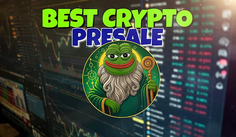 Pepe the Frog crypto presale ad
