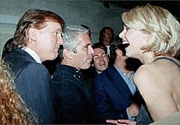 Epstein Files: What We Know So Far IMAGO / Capital Pictures : Epstein photo release by House Oversight Committee Donald Trump, Jeffrey Epstein and a woman speaking at an undated event