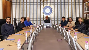 Photo: X/BCCI : The Ajit Agarkar-led BCCI selection committee and captain Suryakumar Yadav met in Mumbai to pick the India squad for the T20 World Cup.