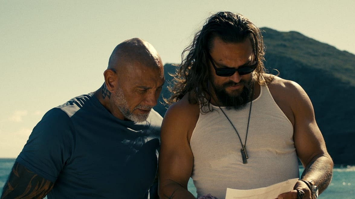 Jason Momoa and Dave Bautista in The Wrecking Crew  - X/Amazon MGM Studios
