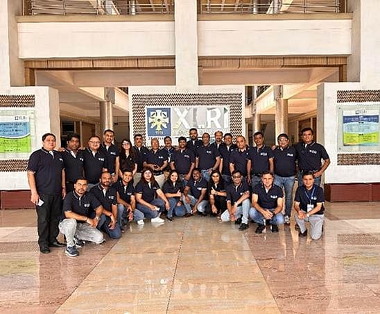 XLRI students posing for a group photo