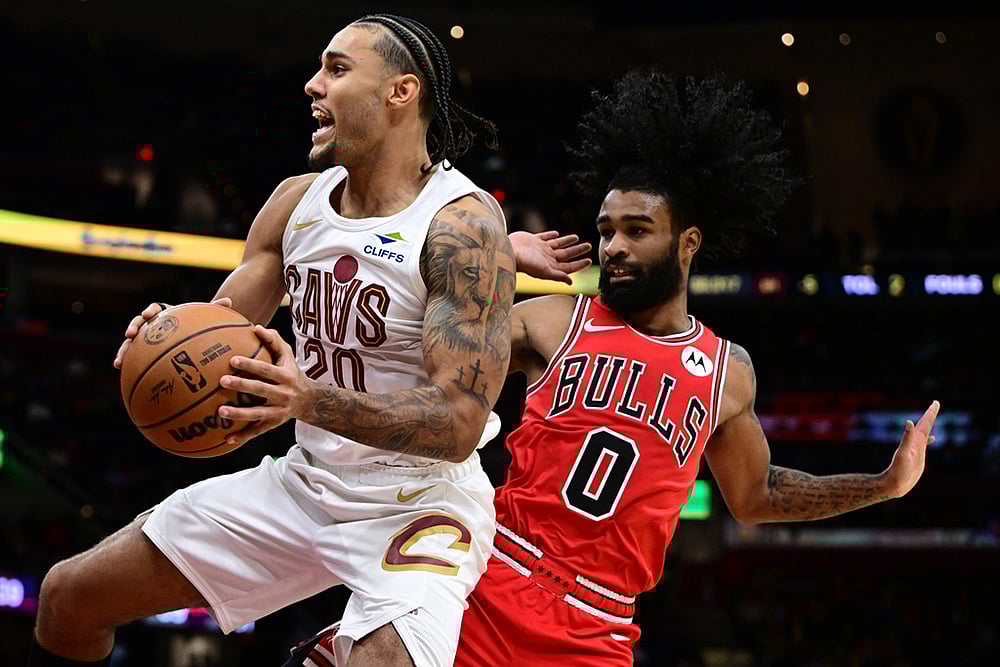 Cleveland Cavaliers Vs Chicago Bulls NBA basketball-Jaylon Tyson