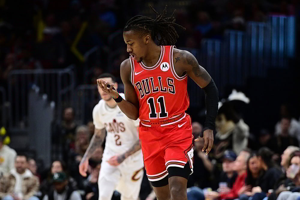 Cleveland Cavaliers Vs Chicago Bulls NBA basketball-Ayo Dosunmu