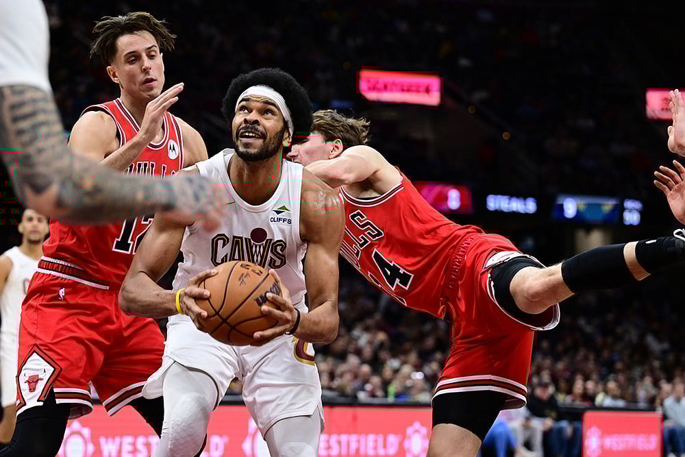 Cleveland Cavaliers Vs Chicago Bulls NBA basketball-Jarrett Allen