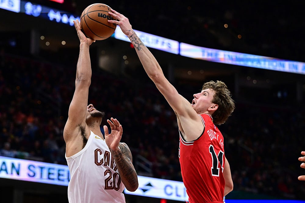 Cleveland Cavaliers Vs Chicago Bulls NBA basketball-Matas Buzelis