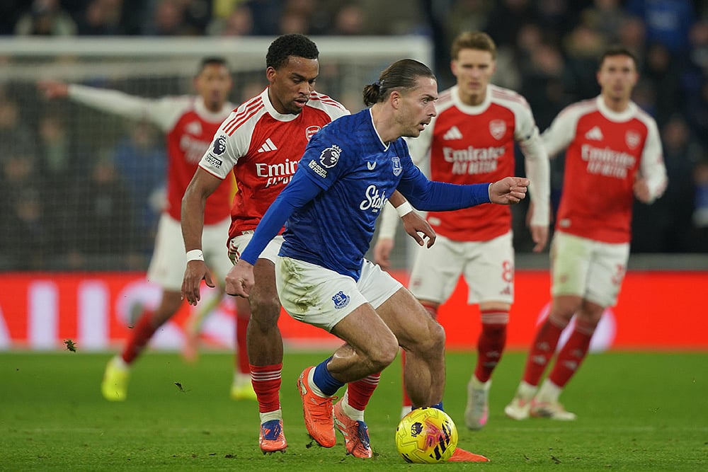Everton vs Arsenal Premier League match-Jack Grealish