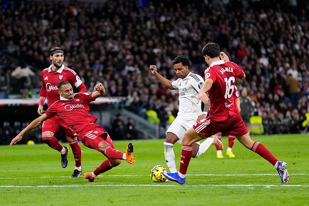 Real Madrid vs Sevilla Spain La Liga Soccer match-Fran Garcia