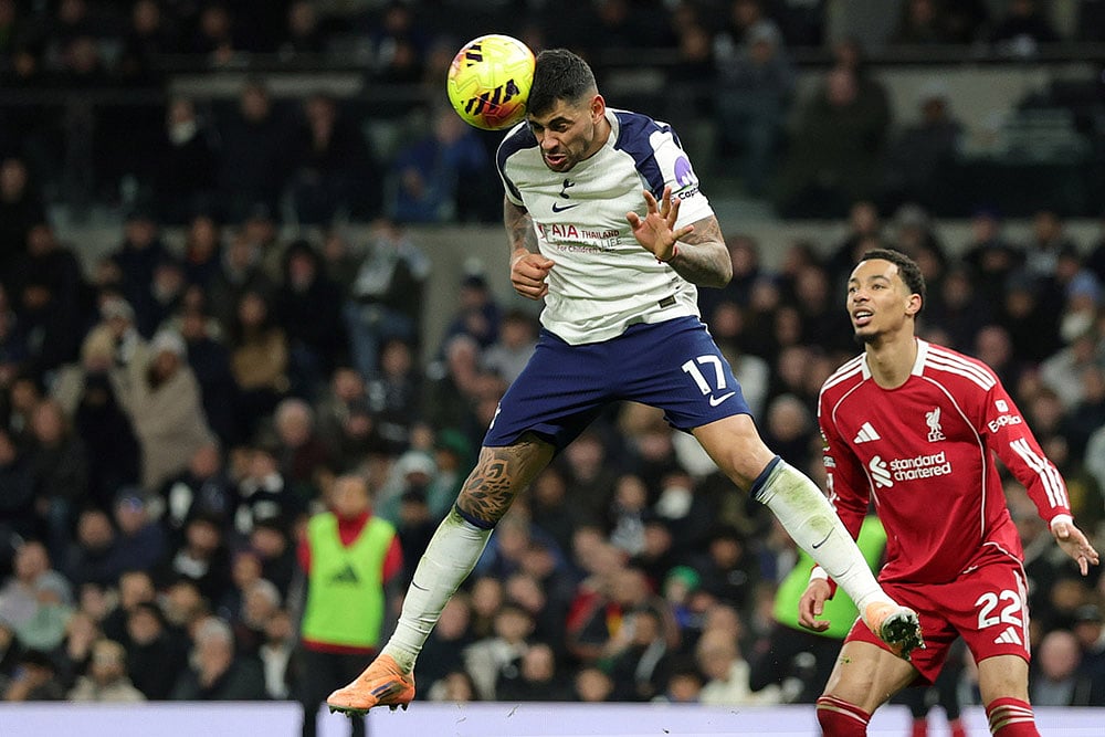 Tottenham Hotspur Vs Liverpool Premier League match-Cristian Romero