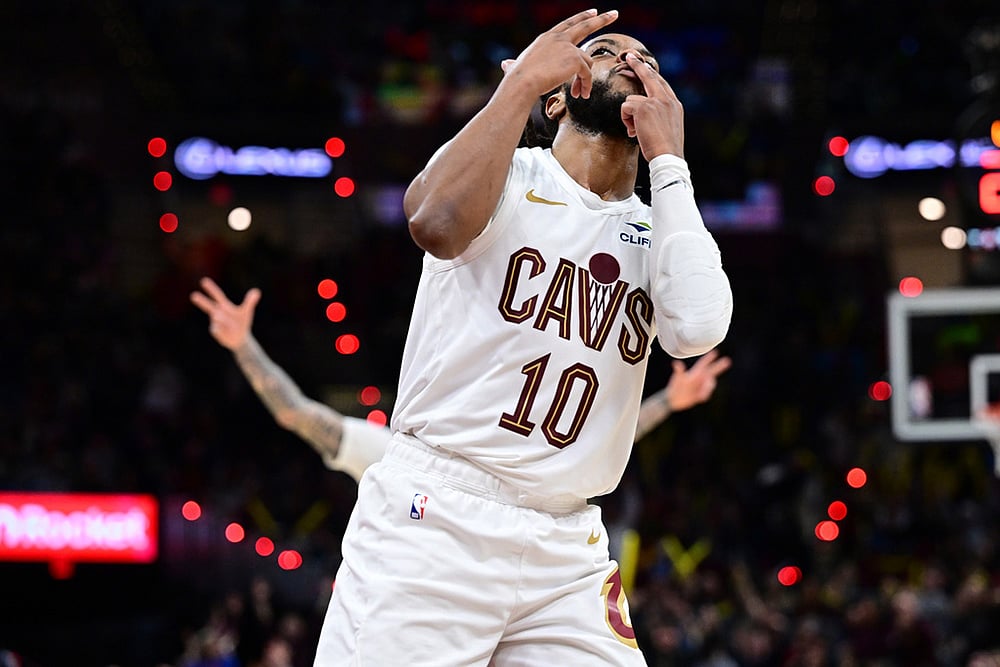 Cleveland Cavaliers Vs Chicago Bulls NBA basketball-Darius Garland 