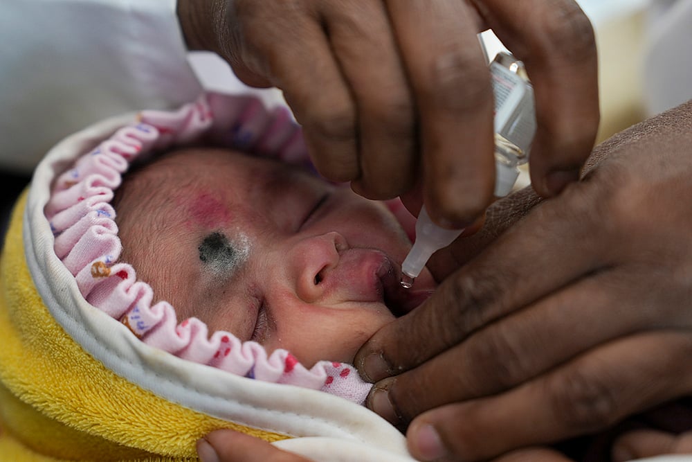 Pulse polio immunization in Bengaluru