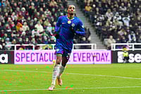 Newcastle United 2-2 Chelsea, Premier League: Blues Snatch Draw After Woltemade Grabs Brace | Photo: Owen Humphreys/PA via AP : Chelsea's Joao Pedro celebrates after scoring his side's second goal during the English Premier League soccer match between Newcastle United and FC Chelsea in Newcastle, England.