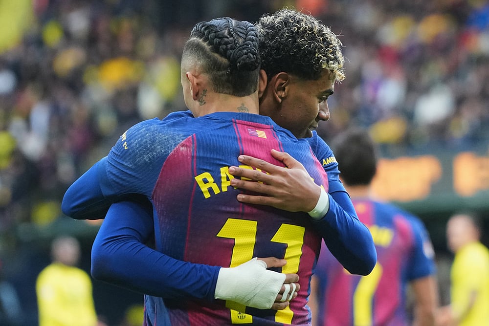 Villarreal CF Vs FC Barcelona Spanish La Liga soccer-Raphinha