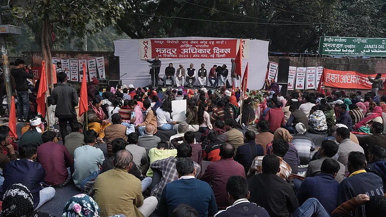 The protest mirrored similar demonstrations in Kolkata, Bengaluru, Chennai, Patna and other cities across the country. - Tribhuvan Tiwari