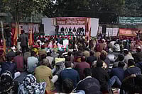 'Rights On Paper, Not In Life': Workers Protest Labour Codes Tribhuvan Tiwari : The protest mirrored similar demonstrations in Kolkata, Bengaluru, Chennai, Patna and other cities across the country.