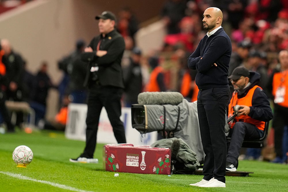 Morocco vs Comoros Africa Cup of Nations Soccer-Walid Regragui