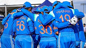 | Photo: X/BCCI : India U19 players during their ACC Under-19 Asia Cup final match against Pakistan on December 22, 2025.