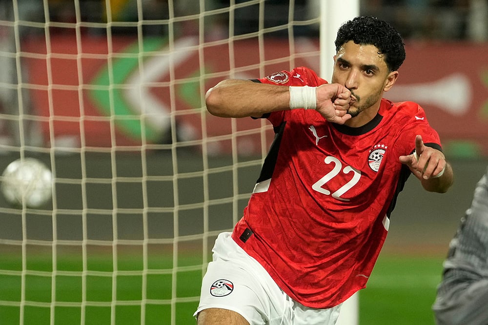 Egypt vs Zimbabwe Africa Cup of Nations Soccer-Omar Marmoush