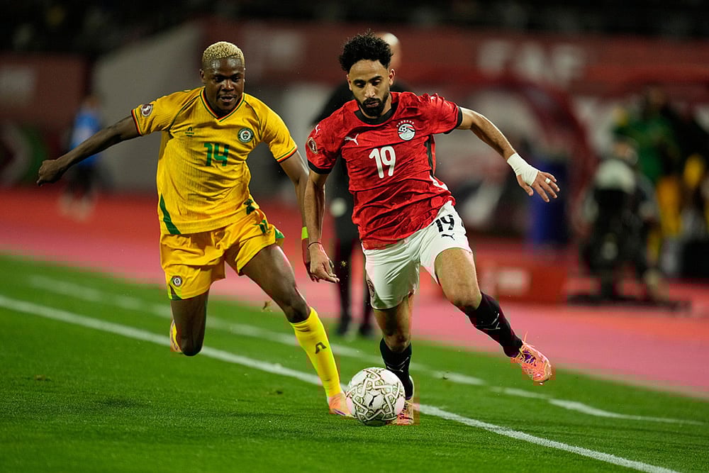 Egypt vs Zimbabwe Africa Cup of Nations Soccer-Daniel Msendami