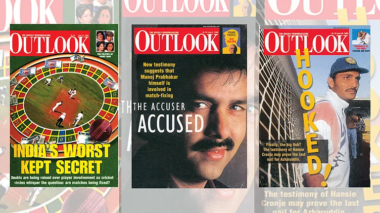 Outlook's Covers Probing Indian Match-Fixing Scandal - Outlook India Magazine