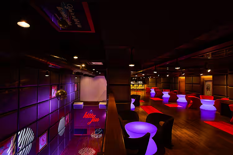 Interior of Kitty Su Chandigarh nightclub