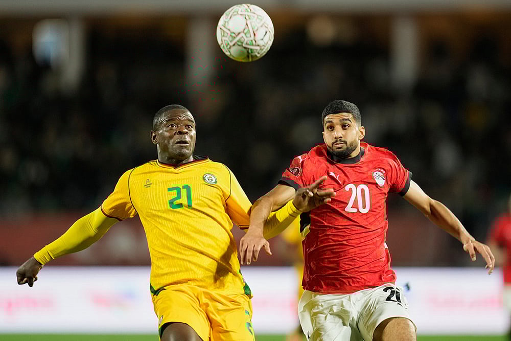 Egypt vs Zimbabwe Africa Cup of Nations Soccer-Godknows Murwira