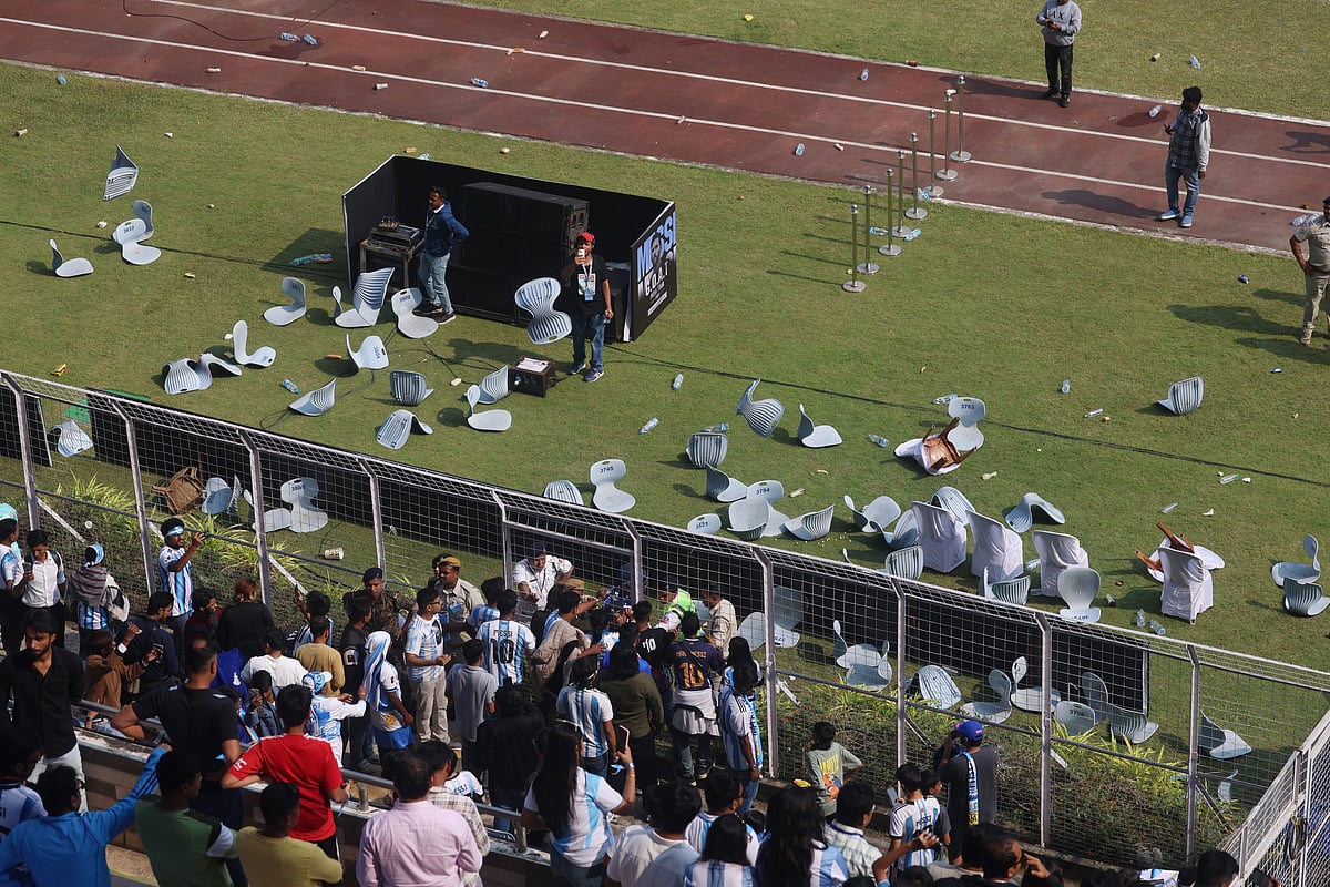 Aftermath of Messi's GOAT Tour Kolkata Visit at Salt Lake Stadium - IMAGO / ZUMA Press Wire