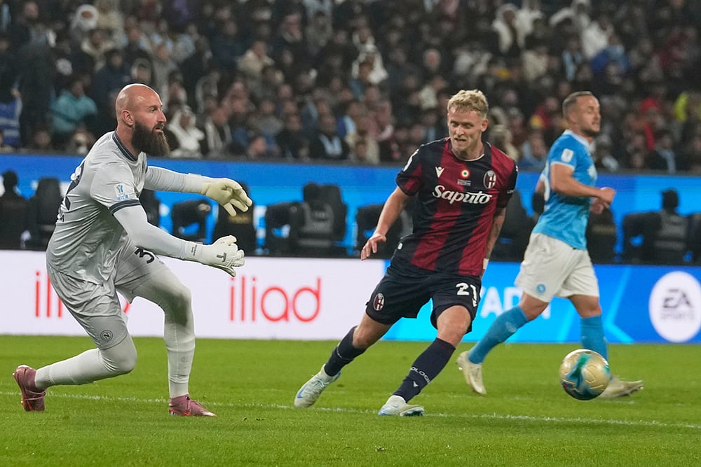 Napoli vs Bologna Italy Soccer Super Cup-Vanja Milinkovic-Savic