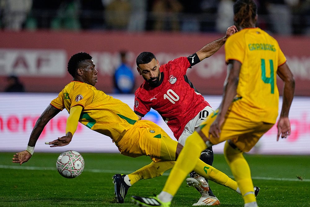 Egypt vs Zimbabwe Africa Cup of Nations Soccer-Mohamed Salah