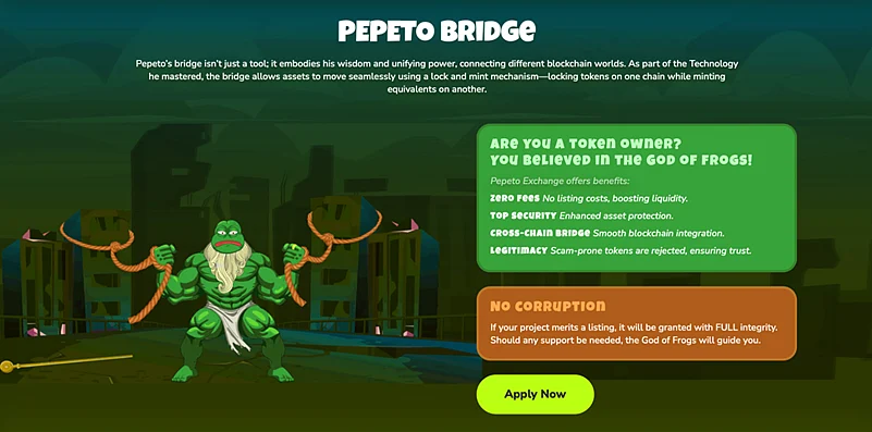 Pepeto Bridge info