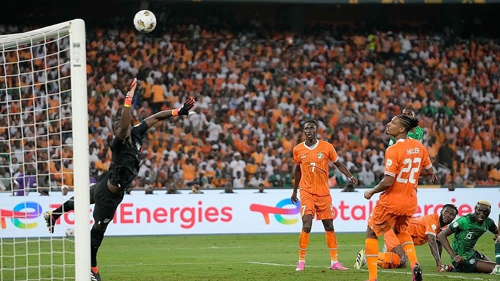 Ivory Coast during their AFCON 2023 match against Nigeria  - Photo: AP/Themba Hadebe