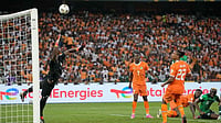 Photo: AP/Themba Hadebe : Ivory Coast during their AFCON 2023 match against Nigeria 