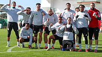 X/Equipe d Algerie d Football : Algeria will take on Sudan in their first match of the AFCON Asia Cup Moulay Hassan Stadium in Morocco on December 24.